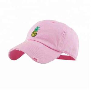 Cheap Logo Printing Plain Baseball Golf Cap , Adjustable College Baseball Caps wholesale