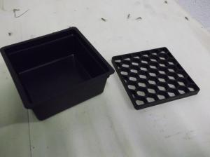 Cheap Custom Plastic Injection Molding Service , Plastic Molded Parts Drip Tray Box wholesale