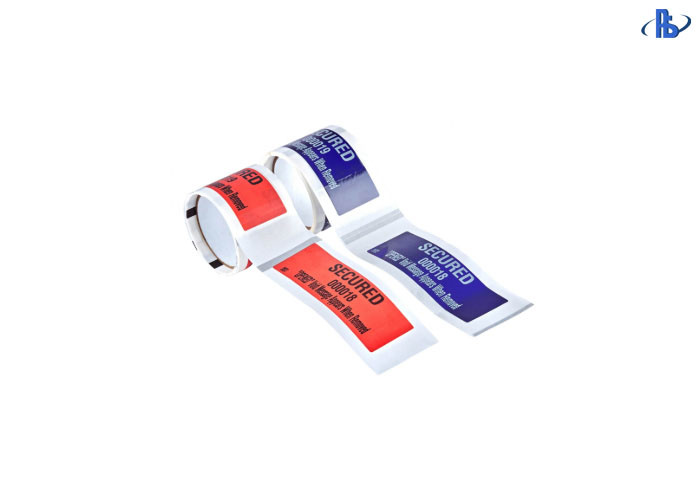 Cheap Acrylic Adhesive VOID BOPP Tamper Evident Security Labels wholesale
