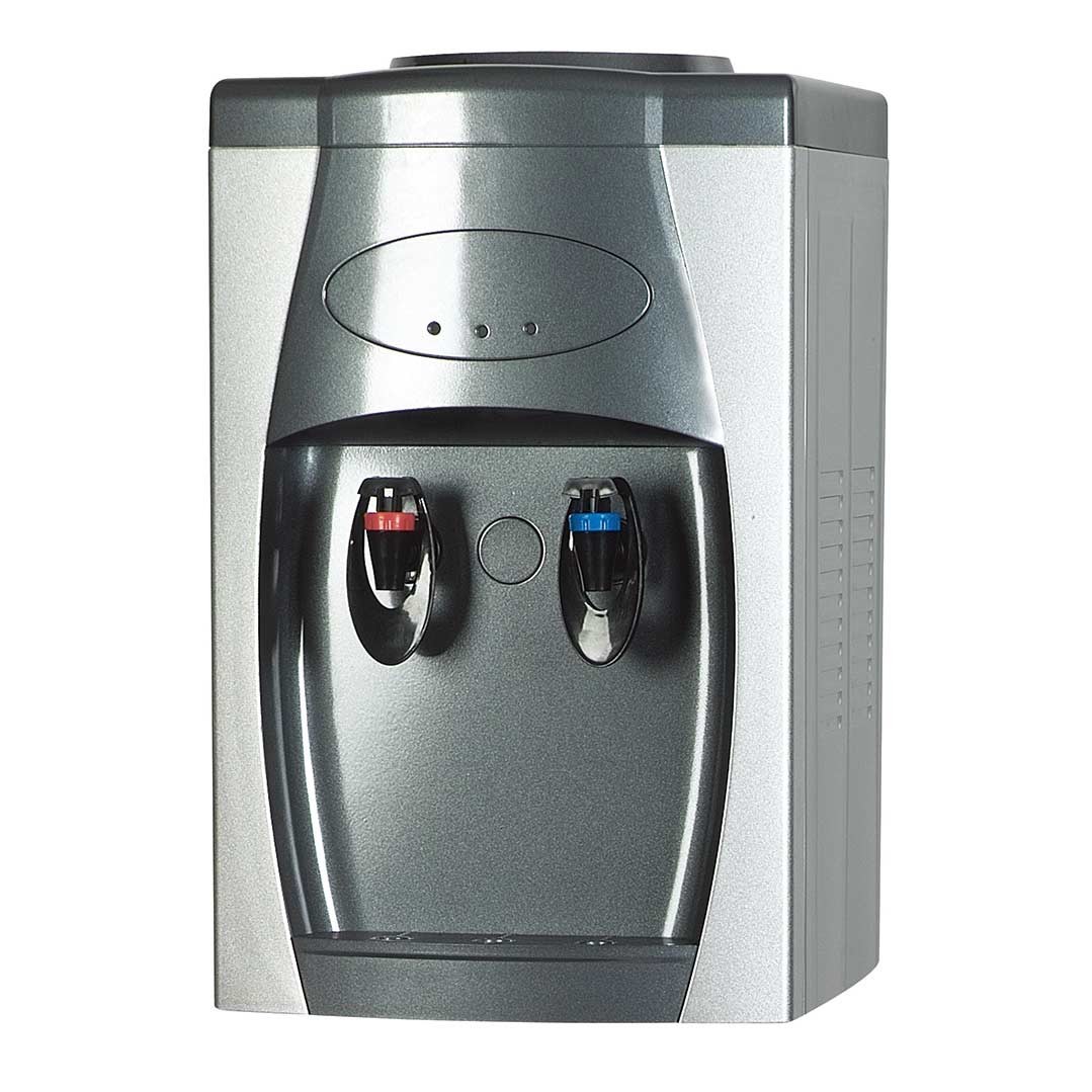 Cheap White Or Silver Grey Countertop Water Cooler , Mini Water Dispenser For Home wholesale