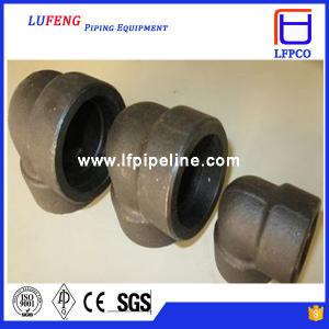 China Forged Steel High Pressure Socket Weld Pipe Fitting 90 degree elbow on sale