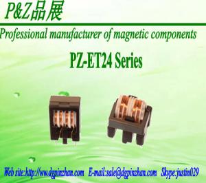 Cheap PZ-ET24-Series 2.4~68mH Common Mode Choke Line Filter Common Mode Inductor wholesale