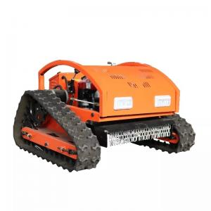 China Intelligent Design Farm Lawn Mower Remote Control Crawler Lawn Mower on sale