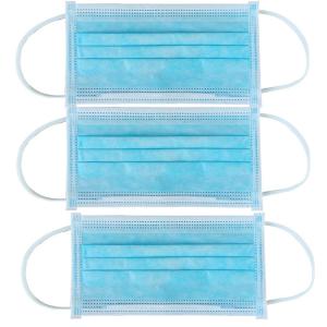 Cheap EN14683 Disposable 3ply Medical Respirator Face Mask Factory Stock wholesale