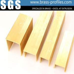 Cheap Brass U SHape Extruded For Construction wholesale