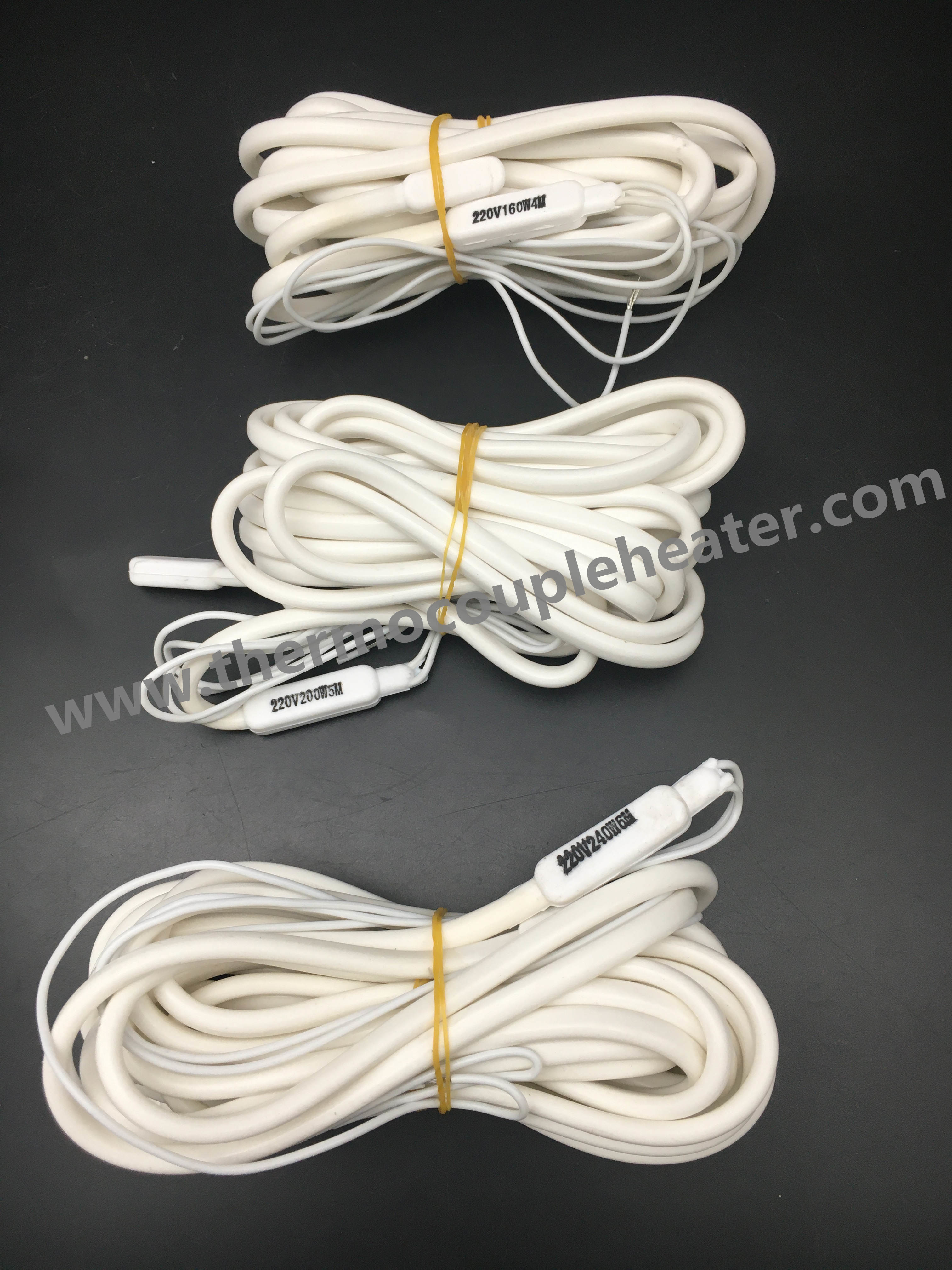 China Silicone Rubber Insulation Heating Cable 1m For Freezer Drain Pipe for sale