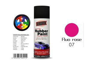 Cheap 0.3 Pressure Inside Rubber Based Spray Paint Fluo Rose Color With SGS Certificate wholesale