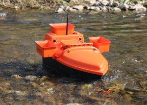 Cheap Radio controlled bait boat DEVC-202 orange ABS engineering plastic wholesale