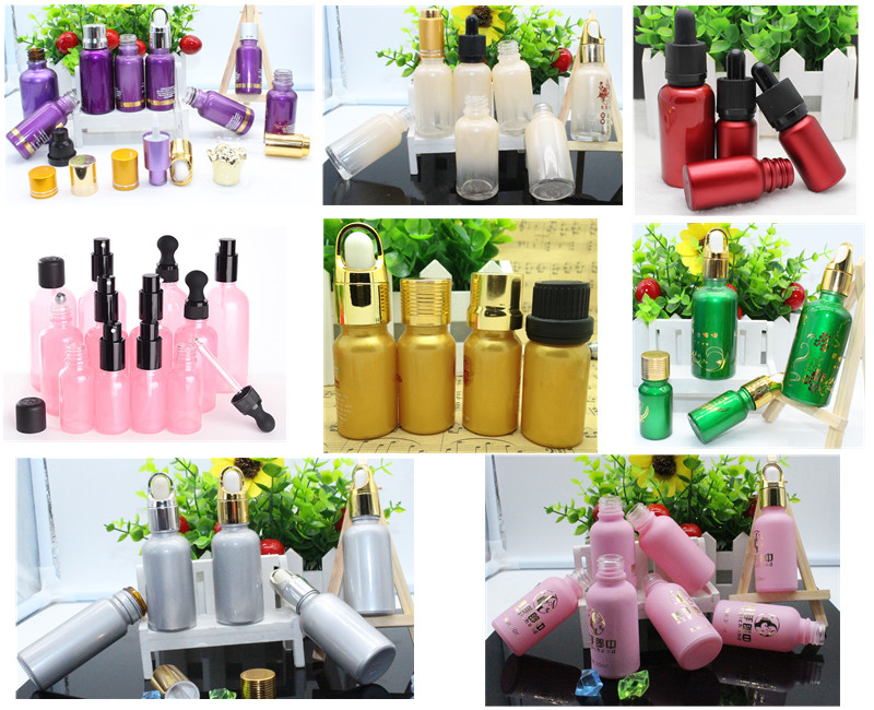 China 30Ml Makeup Glass Containers Bottle With Lids For Cosmetics on sale