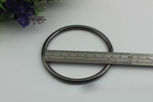 China India Market Hot Sales 6 MM Thickness Welded Wire Iron Metal Round Buckles With Polishing on sale