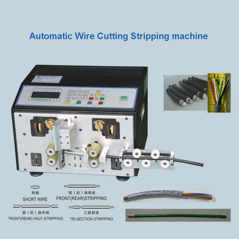 Cheap Multi - Core Cable Cutting Stripping Machine  Wire Cut Strip Crimp Machine wholesale
