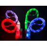 Buy cheap USB LED Light Cable Sync Data Charge Charging Cable Cord for iphone 6 samsung J7 from wholesalers