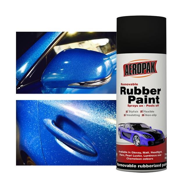 Cheap 400ml Colorful Pearl Luster Rubber Spray Paint Removable Car Rubber Paint wholesale
