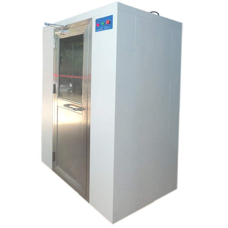 Cheap Automated Sliding Door Cleanroom Air Shower With CE And RoHS Air Flow 1300 M3/H wholesale