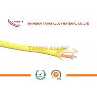 China Thermocouple Fiberglass / Vitreous Cable K Type , Silica Insulation ANSI 96.1 for sale