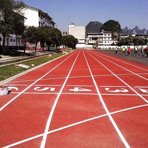 Cheap Multicolor All Weather Jogging Track Flooring Material Aging Resistance  wholesale