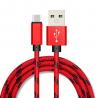 Nylon braided cell phone cable micro USB data cable for android for sale