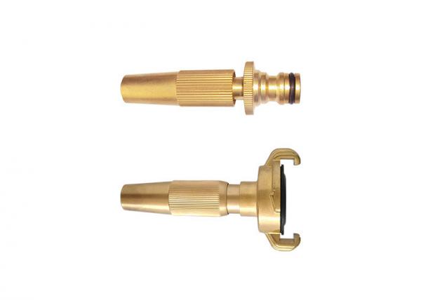 Quality Adjustable Brass Spray Nozzle Multipurpose For Garden Cleaning / Watering for sale