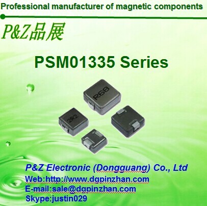 Cheap PSM1335 Series 0.22~3.3uH Iron alloy Molding SMD High Current Inductors Chokes Square Size wholesale