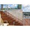 Buy cheap Easy Install Aluminum Glass Railing , Aluminum Building Railing White Color Deck from wholesalers