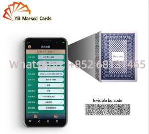 China Barcode Hidden Playing Cards Analyzer Mobile Phone Hidden Camera 40cm on sale