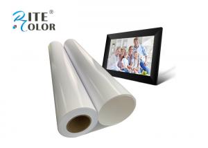 China 260gsm Waterproof Premium RC Photo Paper Glossy Luster In 24 Inch Roll on sale