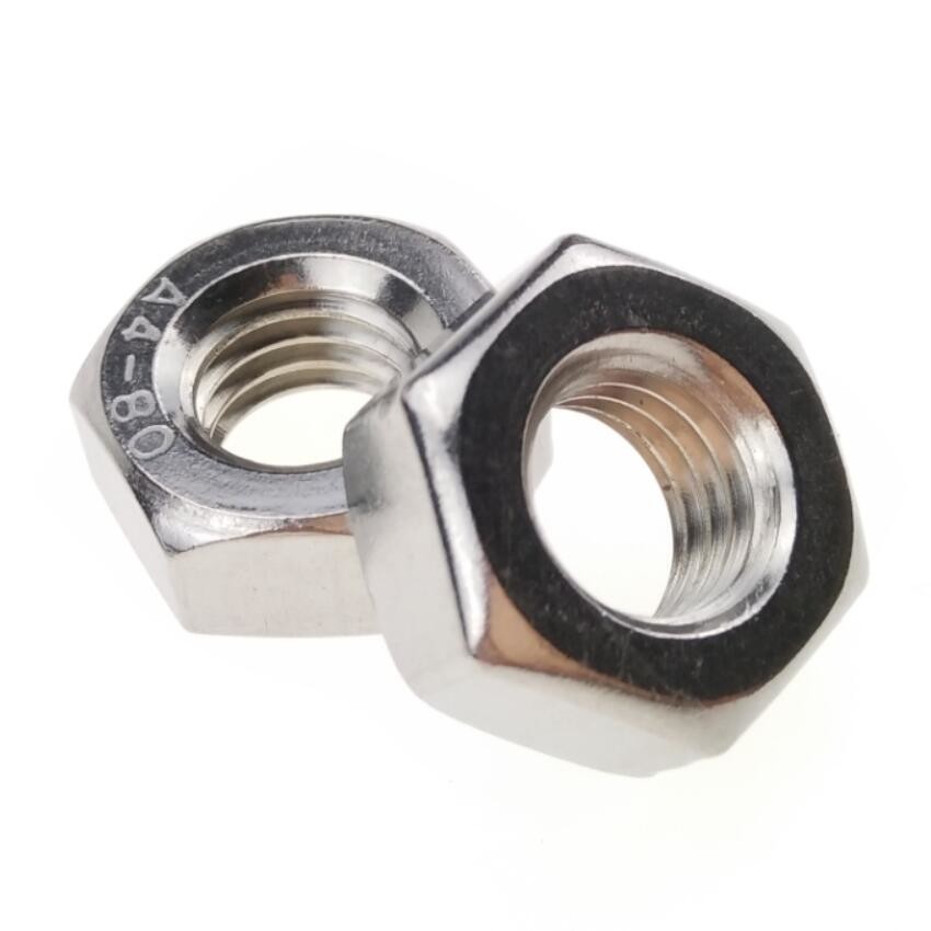 Cheap Stainless Steel 3/8 Left Hand Nuts Corrosion Resistance Various Sizes / Colors wholesale