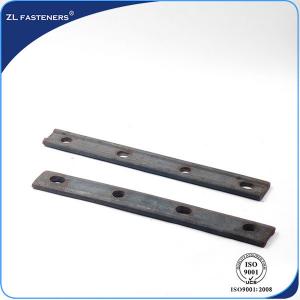 Portable Railway Track Fish Plate / Railroad Joint Bars For Track Joint 	   