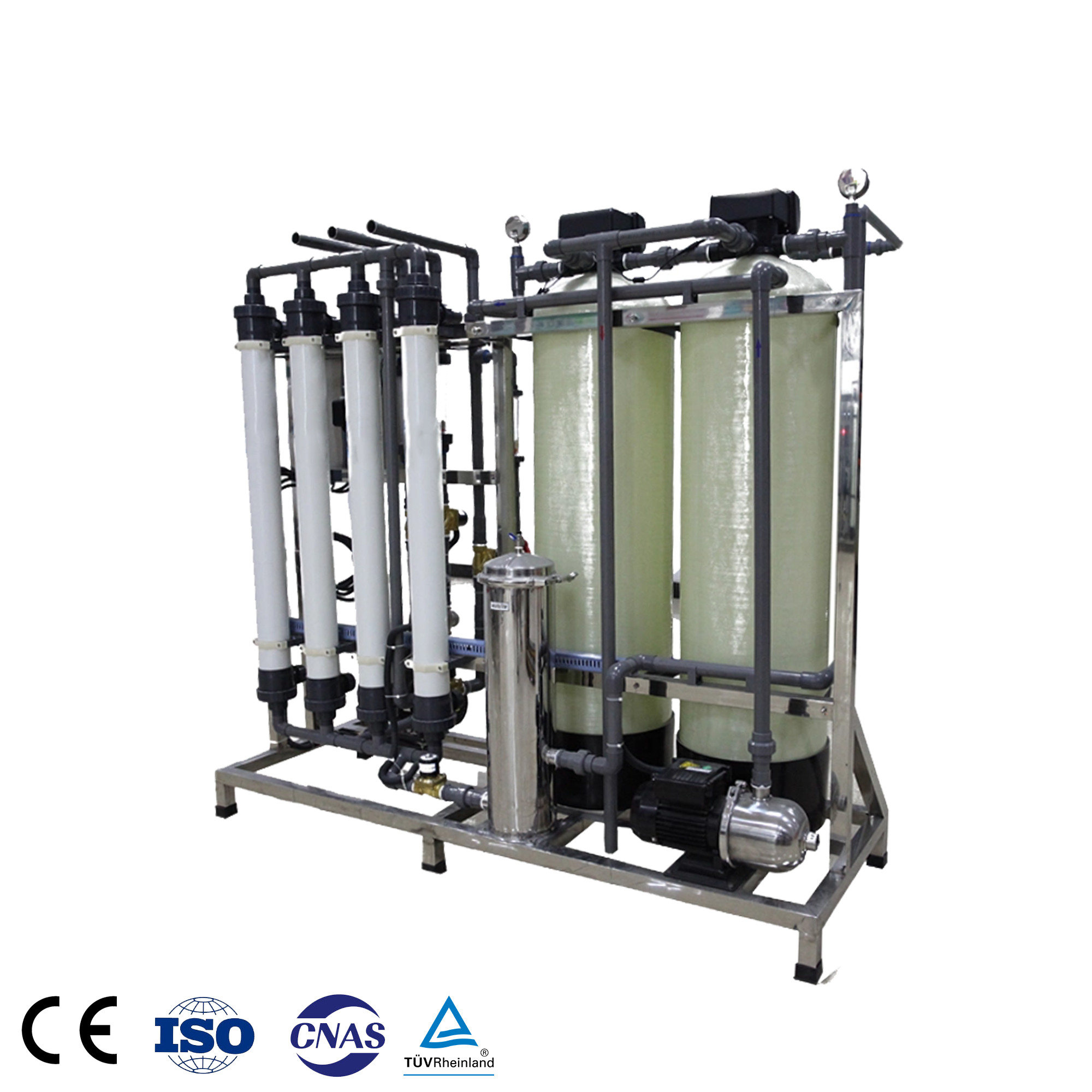 2000LPH Reverse Osmosis System Bottled Drinking Water Purifying Machine