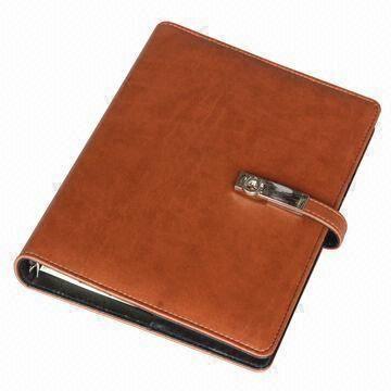 Faux Leather Notebook with Magnetic Lock, Lamination, Varnish and UV Surface Finish