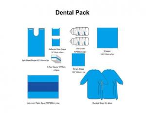 Cheap SMMS Sterile minor Disposable Surgical Dental Pack Wraps With CE ISO Certificate wholesale