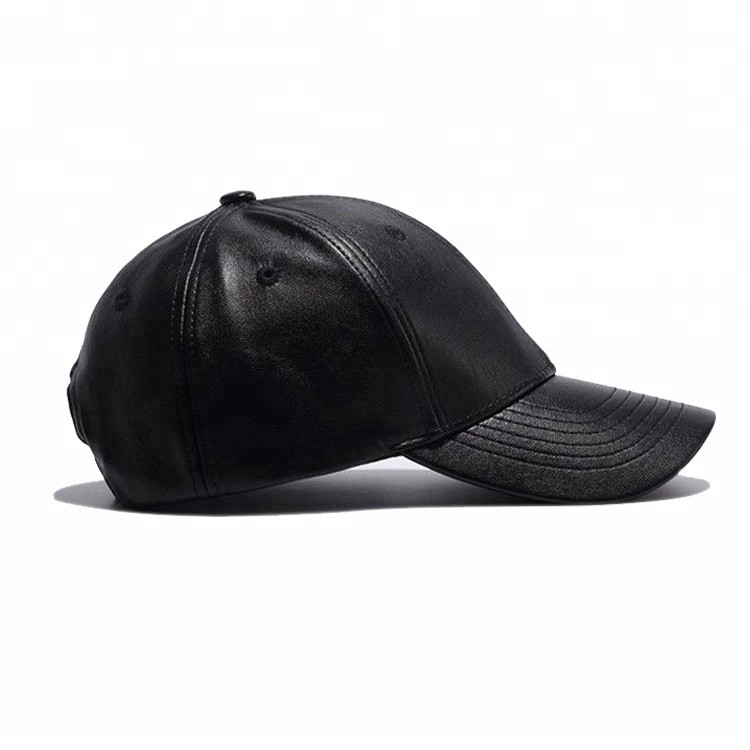 Cheap Pu Leather Curved Sports Dad Hats Unisex Customized Size / Color / Design wholesale