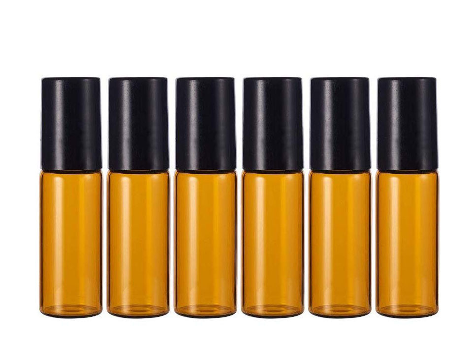Cheap Glass Amber Empty Essential Oil Bottles Leakage Proof High Tightness wholesale