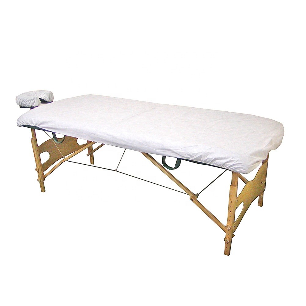 Cheap Beauty Salon Large Spa Pp Non Woven Bed Cover White Color 100*200cm wholesale