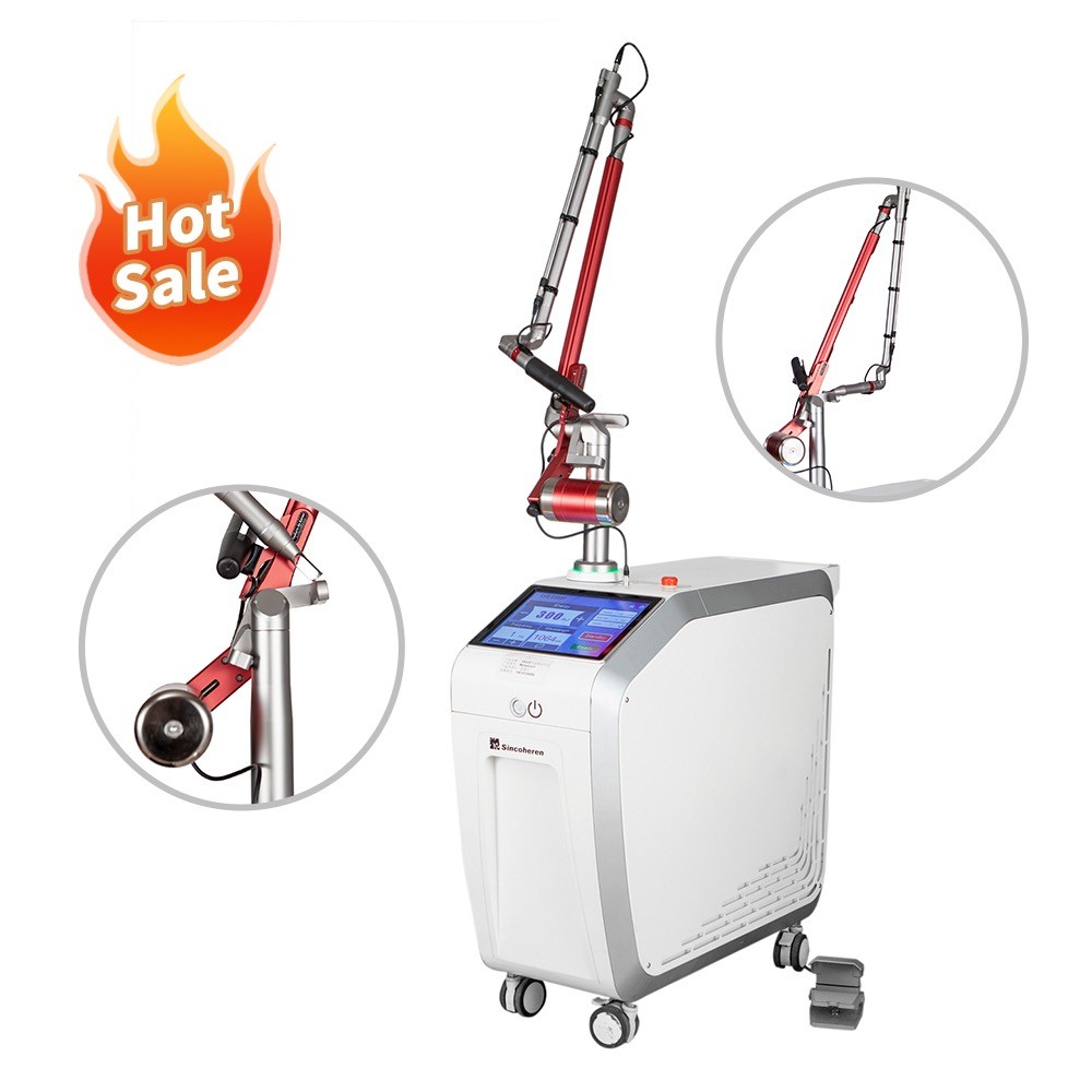 Cheap Painless Q Switched ND Yag Laser Tattoo Removal Machine Non Ablative wholesale