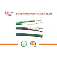 China Type E T N K Thermocouple Cable with Braiding Screen 0.5mm 0.8mm 1.0mm 1.5mm for sale