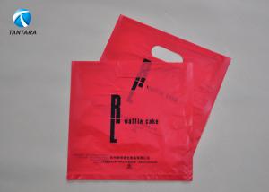Cheap Red white yellow colorful LDPE / HDPE cloth packaging bags with handles wholesale