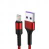 Colorful Nylon Lightning Cable 1m 2m Custom Logo Fast Charging For Iphone for sale