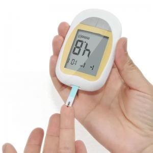 China Medical Measuring Blood Sugar Glucometer With 50 Diabetic IVD Test Strip on sale