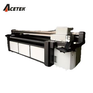 Cheap 3.2m UV Textile Printer , Hybrid Printing Machine 4/8pcs Head wholesale