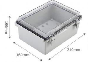 Cheap 210x160x100mm IP65 ABS Plastic Enclosure With Hinged Cover wholesale