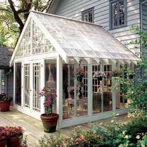 Cheap Sound Insulation Glass Enclosed Sunroom With Double Glazing Grain Transfer Printing wholesale
