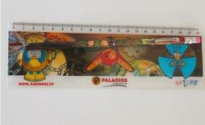 Cheap OK3D Lenticular Ruler 3D lenticular printing flip pattern cheap promotional plastic ruler wholesale
