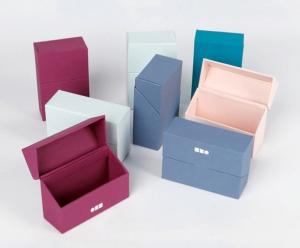 Cheap Customized Coated Paper 250gsm Luxury Gift Boxes With Spot UV Logo , Touch Feeling Gift Packaging Box wholesale