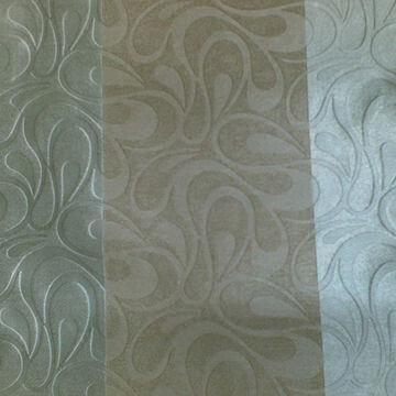 Quality Embossed Stripe Suede Blackout Fabric, Shading Effect 85 to 99%, Used for Curtain/Hotel/Home Window for sale