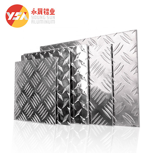 Cheap 5754 5 Bar 5mm Aluminum Sheet Checked Pattern Plates Aluminum Checked Plate wholesale