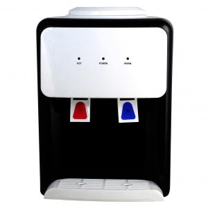 Cheap Black And White Push Tap Mini Desktop Water Dispenser With Full Plastic PP Housing wholesale