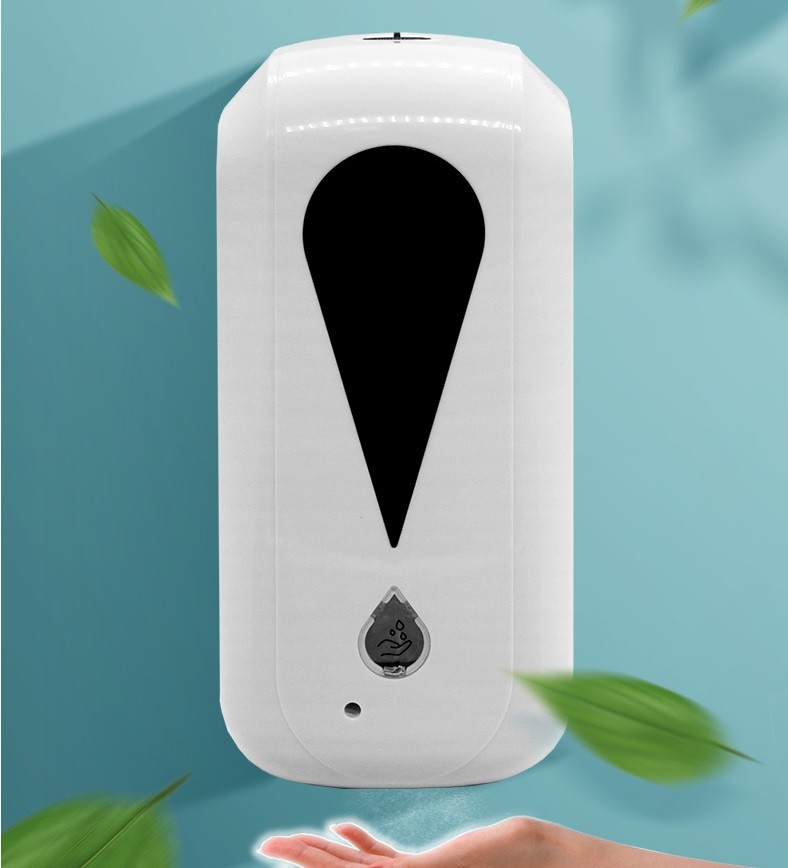 Cheap 1200ml White Touchless Liquid Induction Soap Dispenser Case wholesale