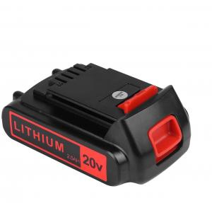 China 20v 2500mAh Lithium-Ion Replacement Battery for Black&Decker LBXR20 LB20, LBX20 Cordless Tool Battery on sale