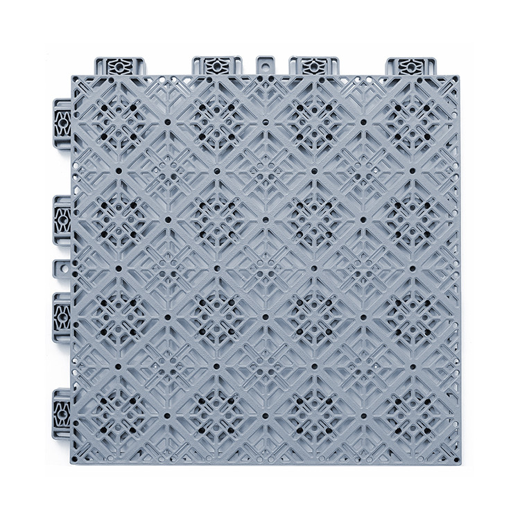 Cheap Soundproof Gray Interlocking Sports Tiles PP Interlocking Flooring wholesale